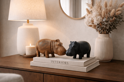 dřevěné sošky a figurky z Afriky